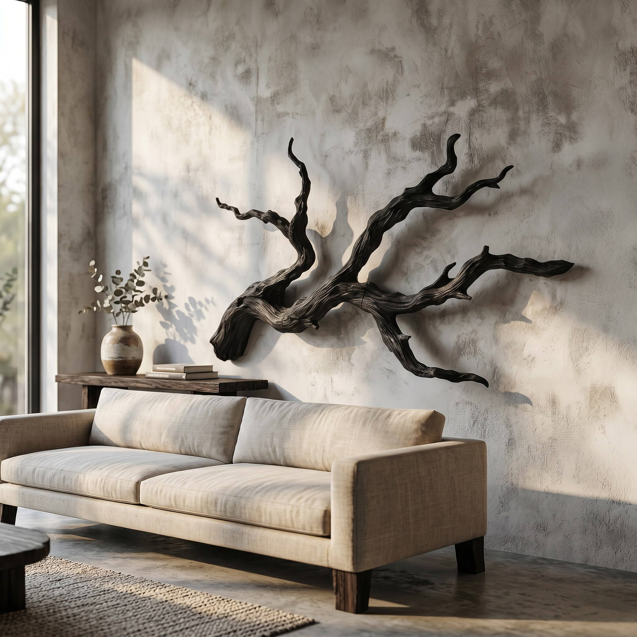 Handcrafted Branch Wall Decor Nature Inspired Sculpture For Living Room