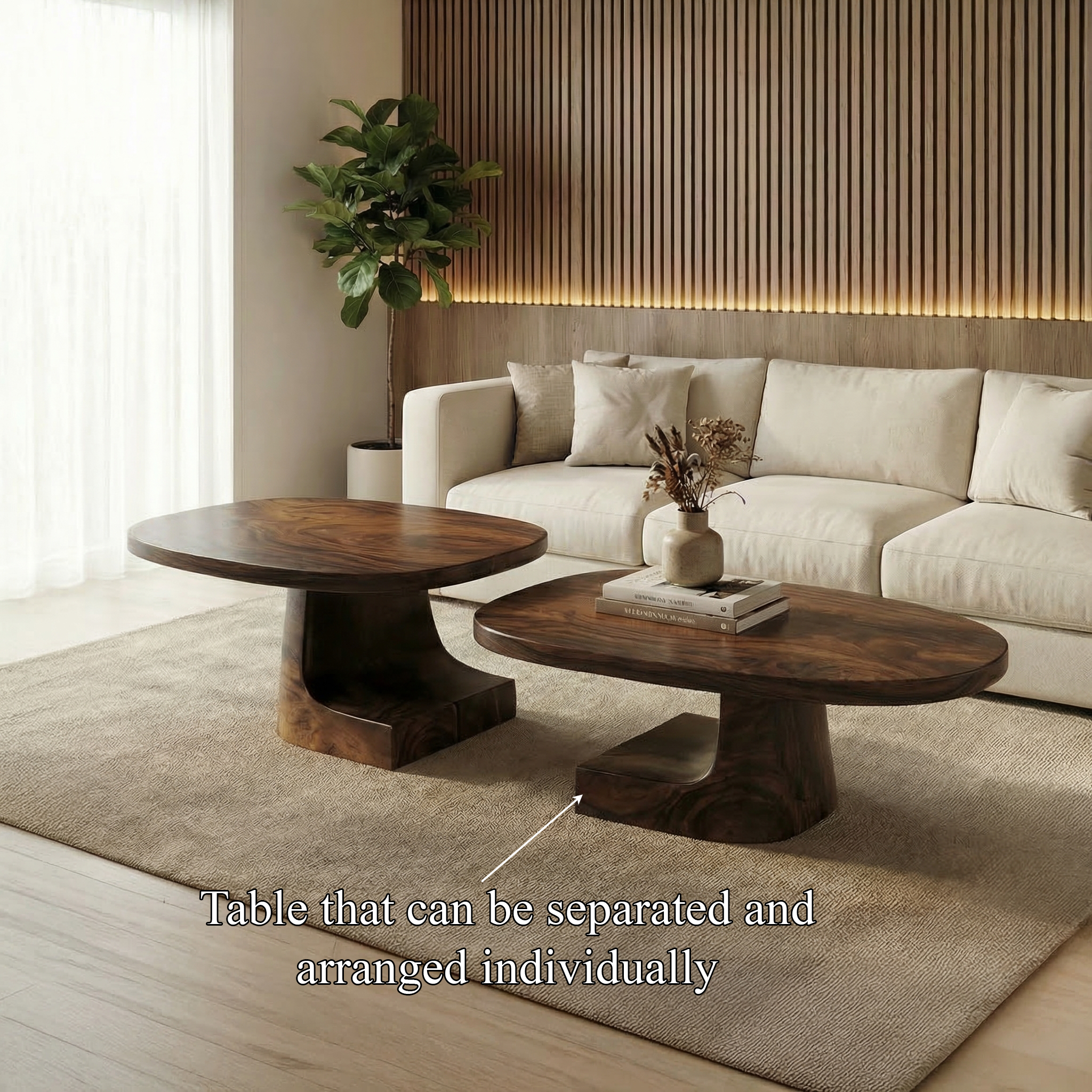 Modern Coffee Table Set For Living Room And Bedroom