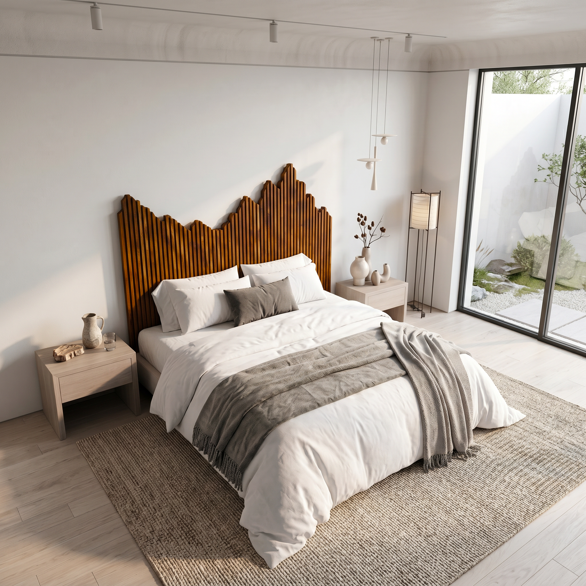 Organic Headboard Wooden Bed Headboard For Bedroom