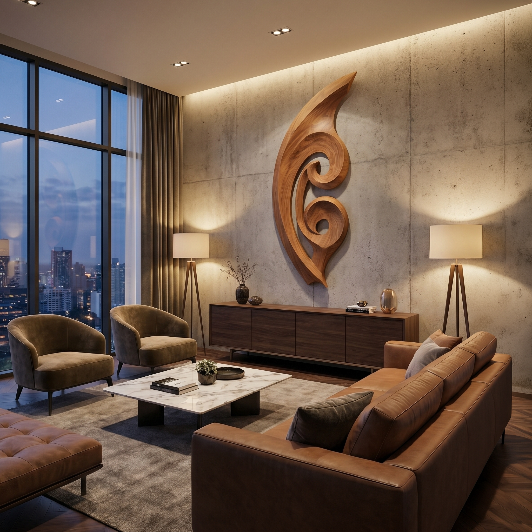 Organic Wall Sculpture For Living Room