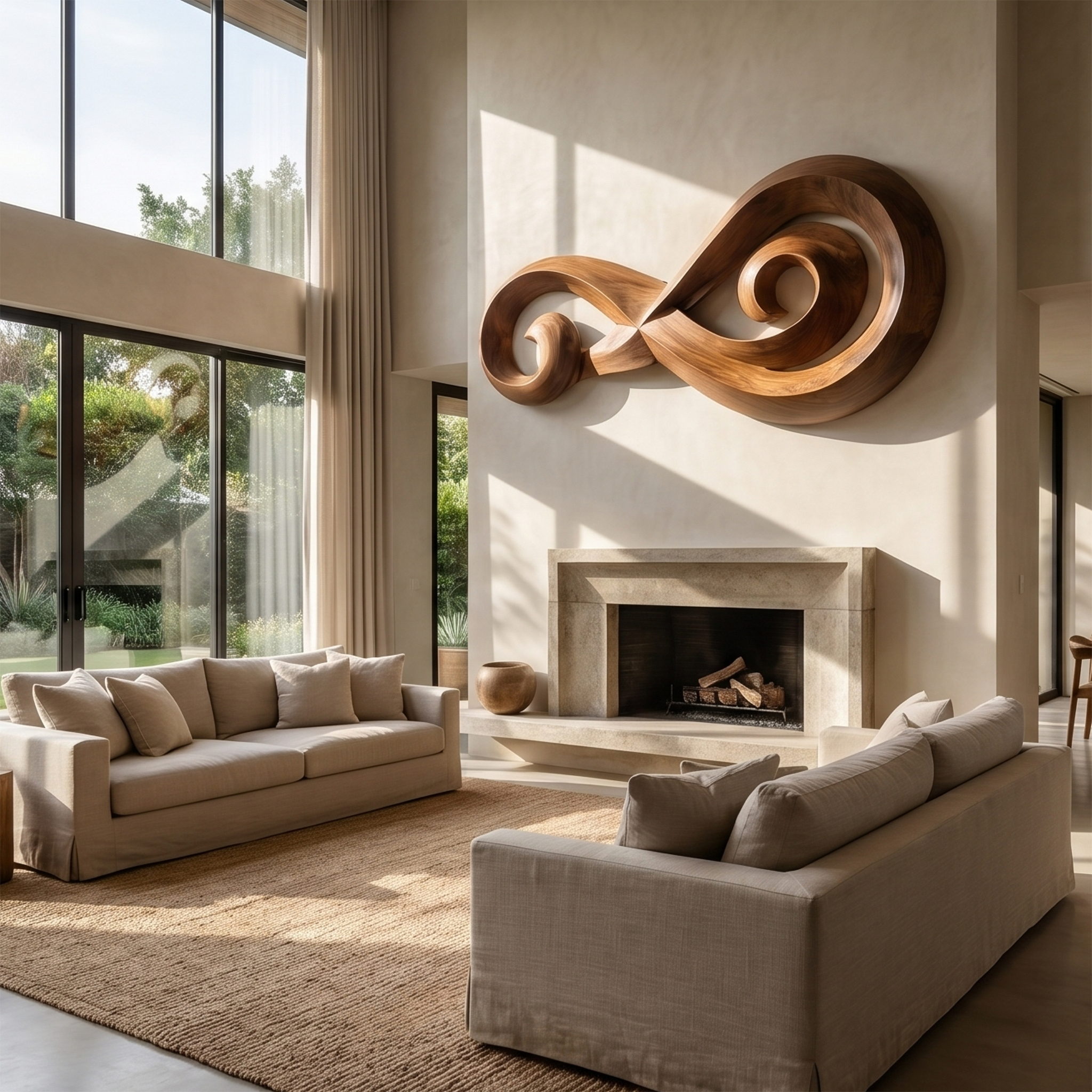 Infinity Music Note Wooden Wall Art For Entryway And Living Room