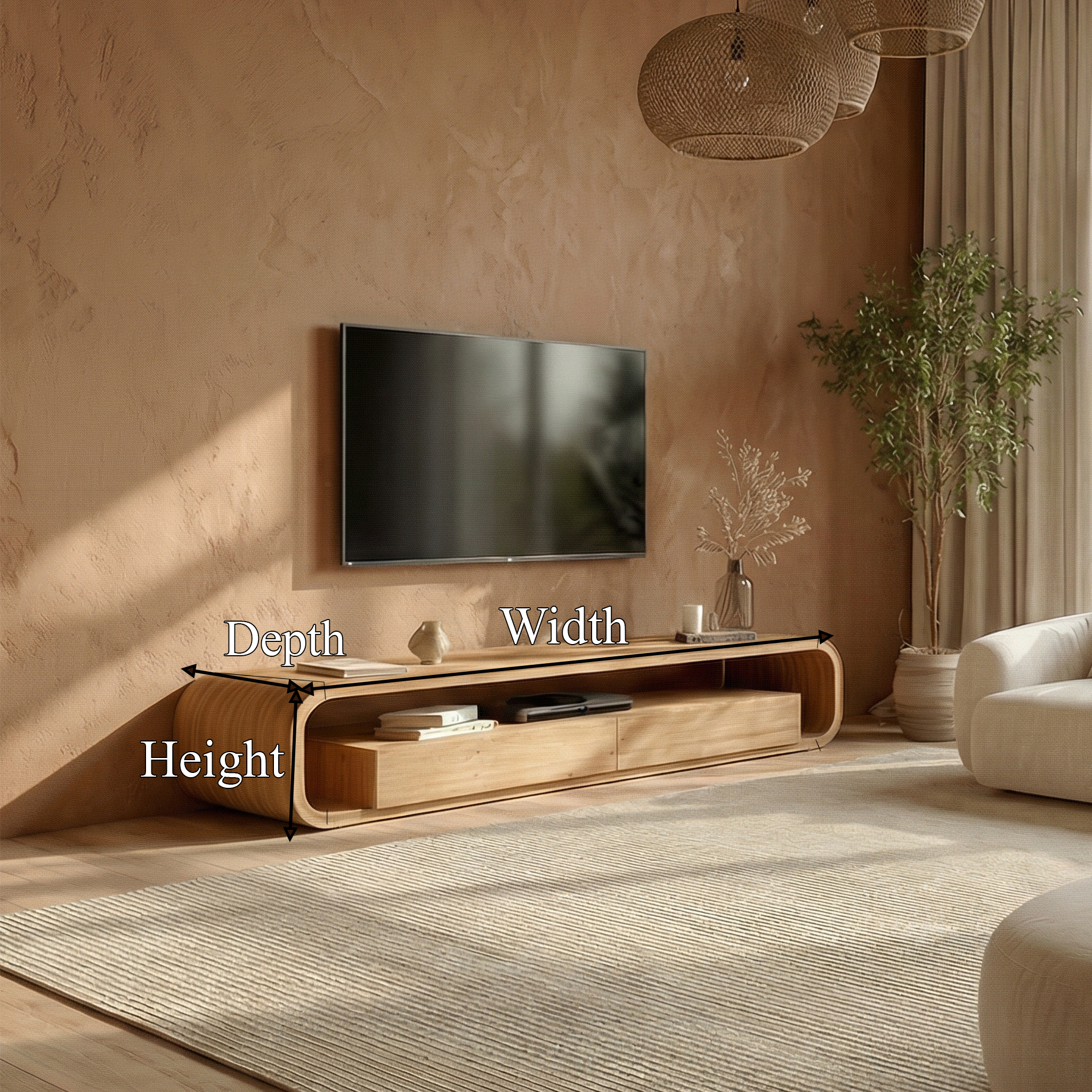 Modern Decorative TV Console For Living Room And Lounge Space