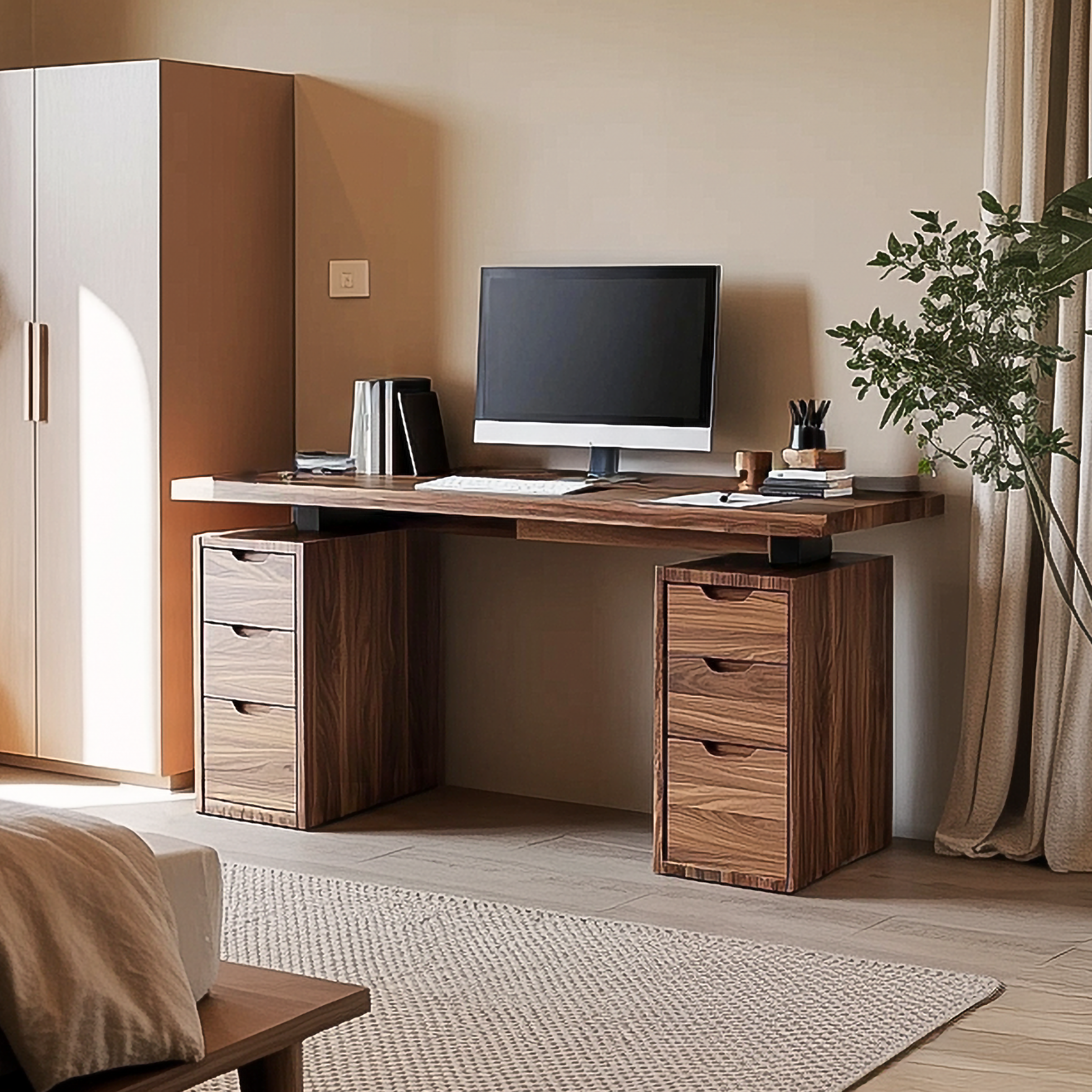 Modern Minimal Work Desk Home Office And Studio