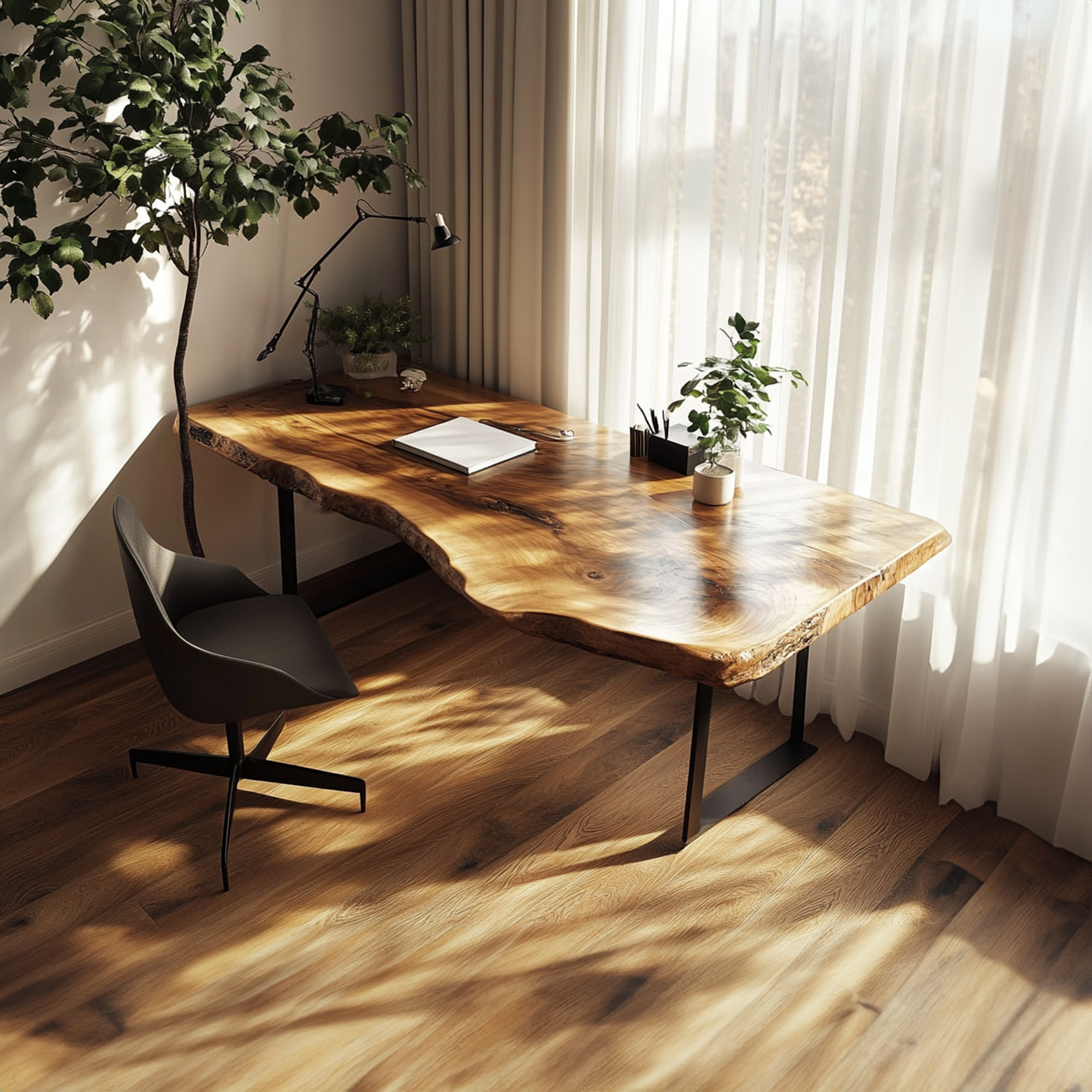 Rustic Modern Office Desk Bedroom And Office Room