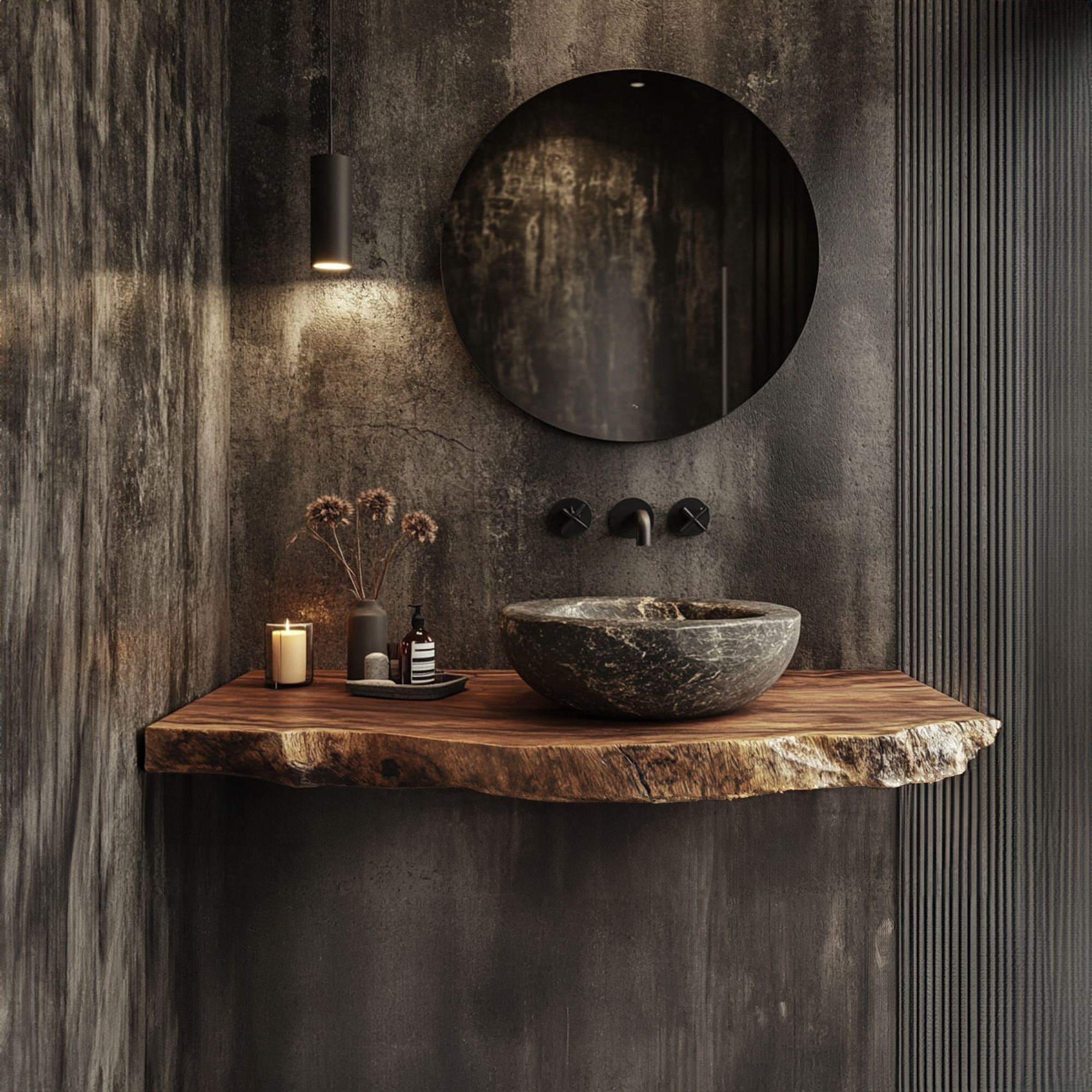 Mid Century Floating Bathroom Vanity Modern Washroom