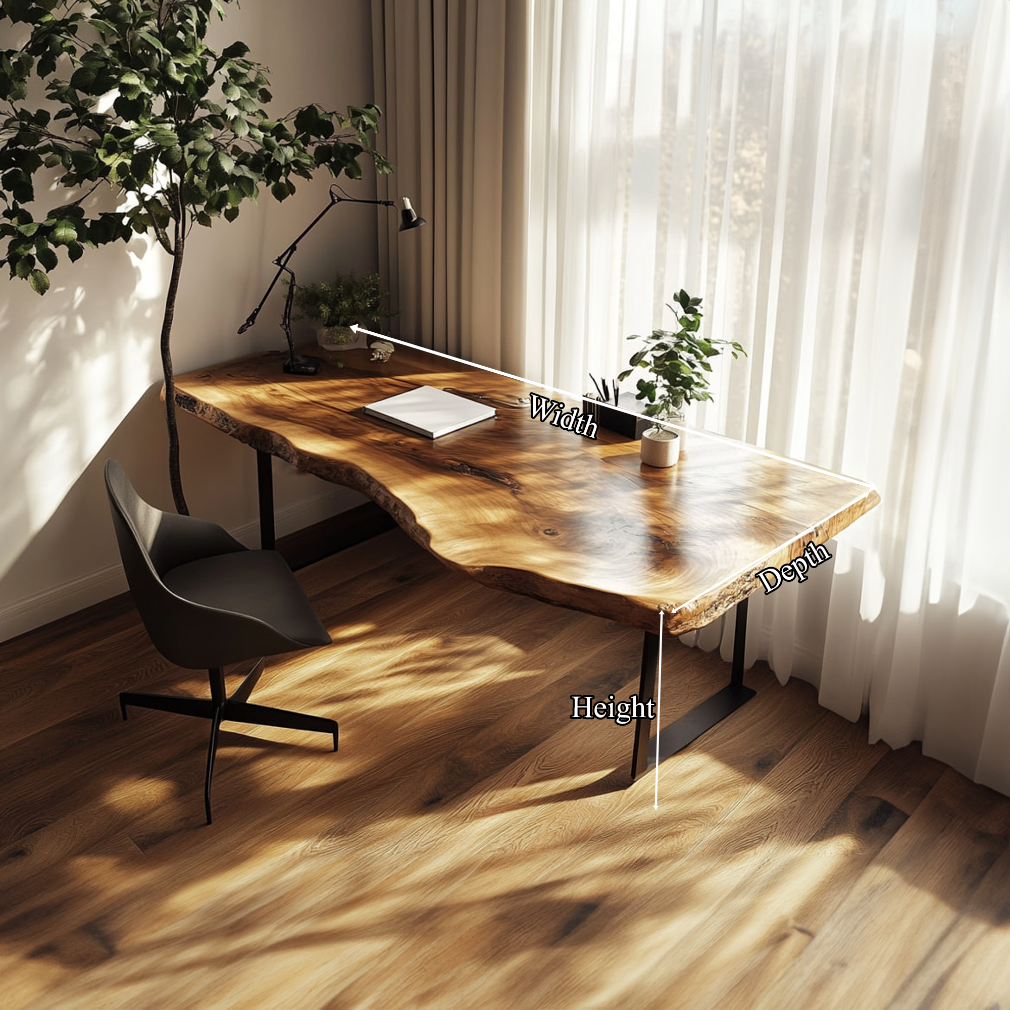 Rustic Modern Office Desk Bedroom And Office Room