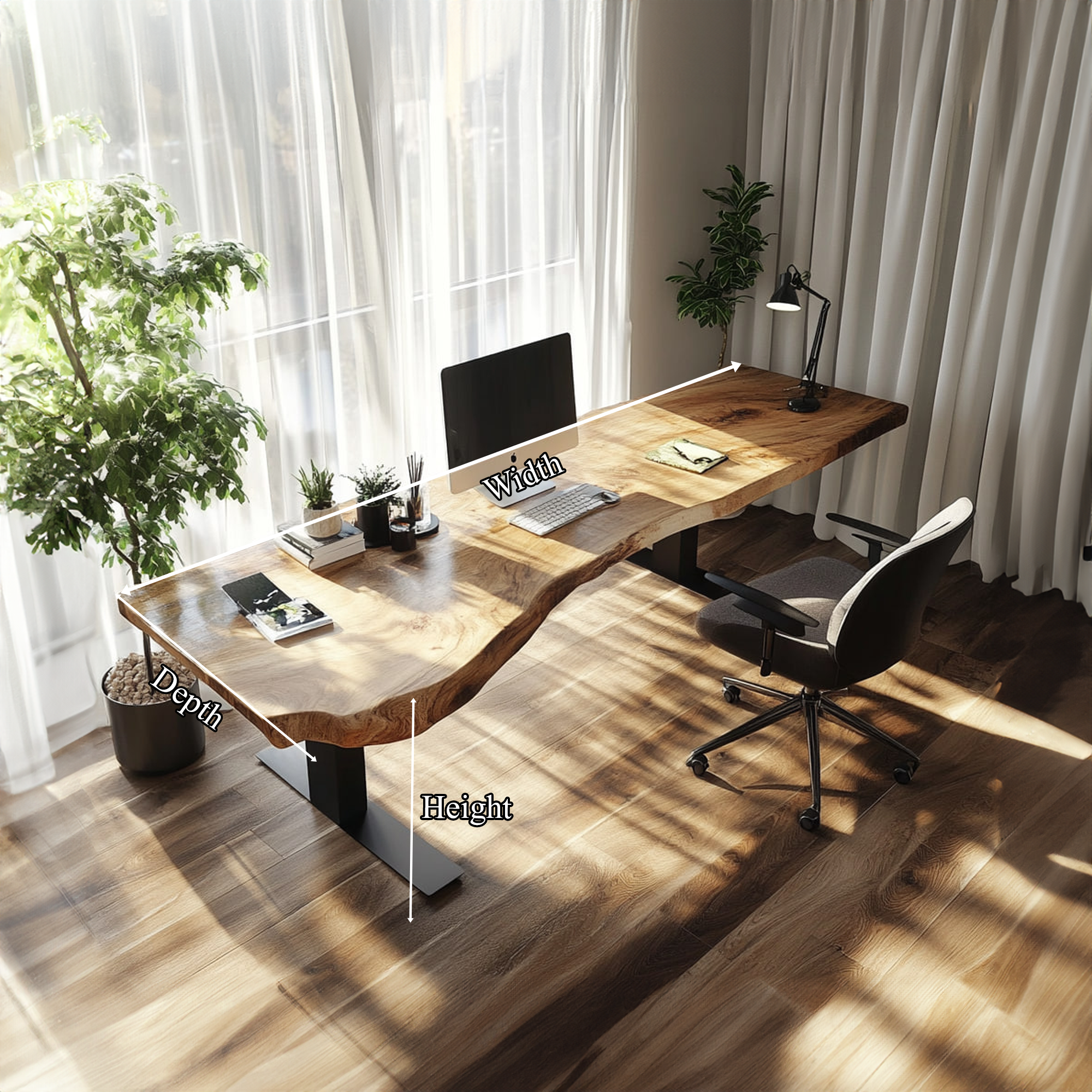 Rustic Office Desk Studio Room And Work Corner