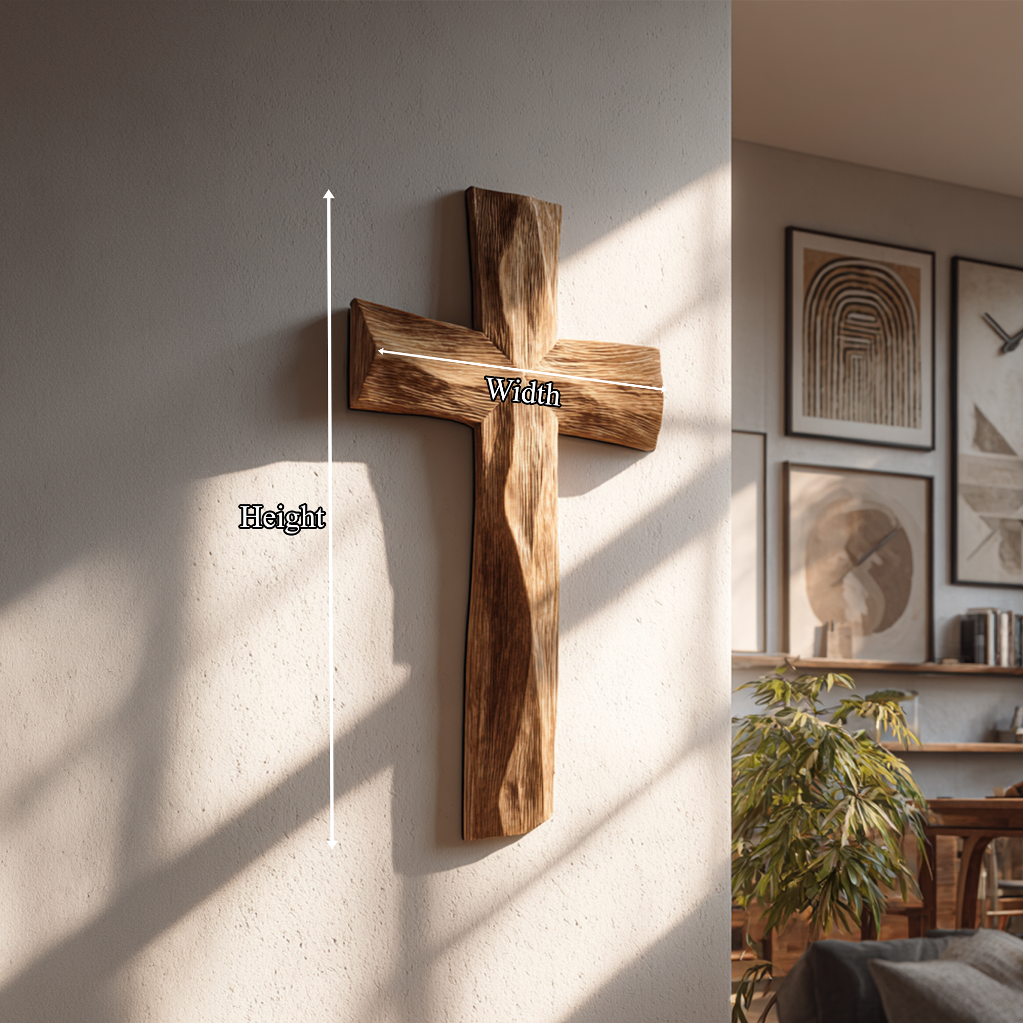 Rustic Religious Wall Cross Bedroom Or Living Room