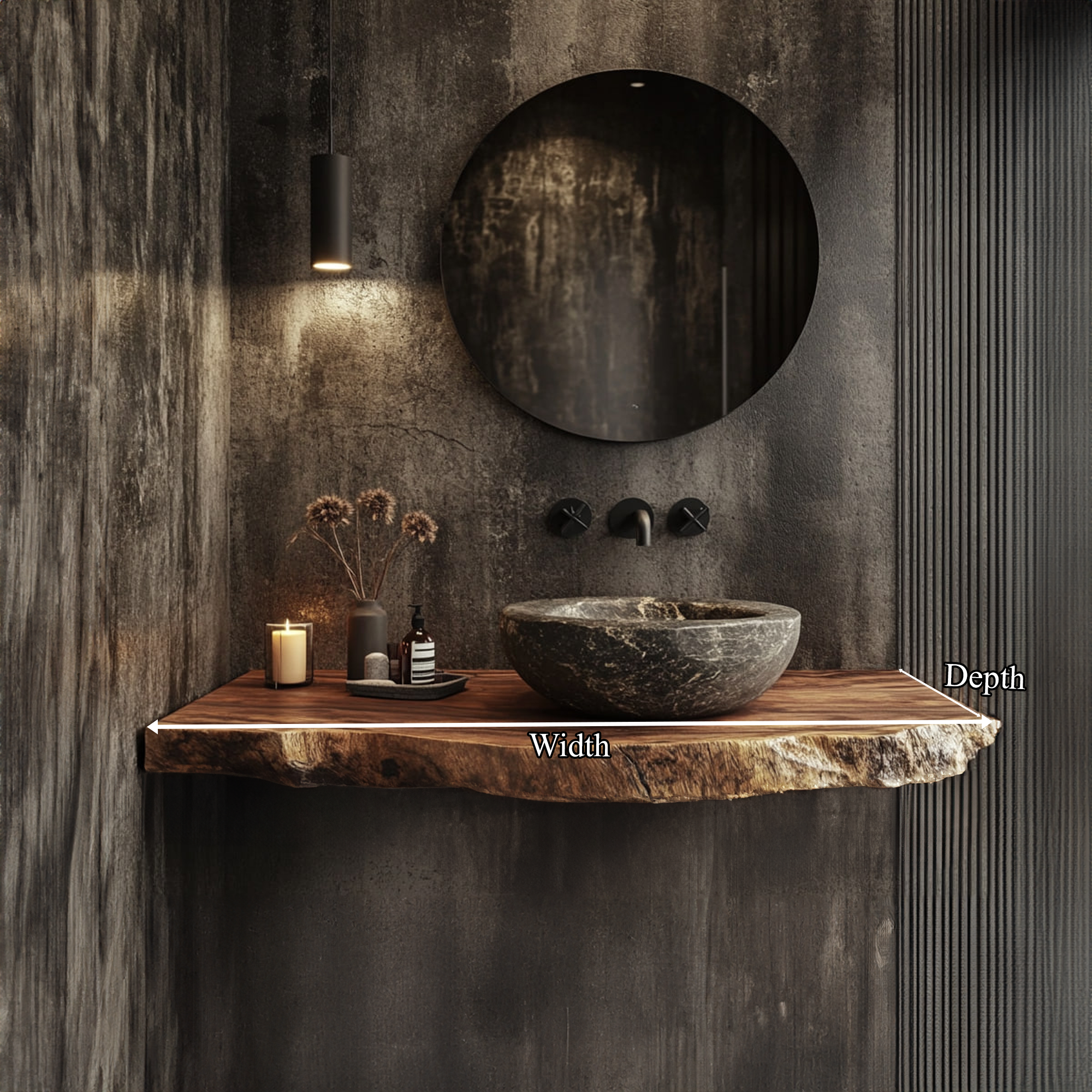 Mid Century Floating Bathroom Vanity Modern Washroom
