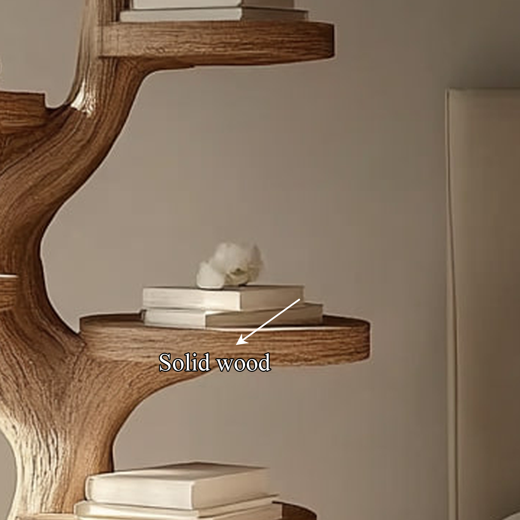 Rustic Artistic Branch Nightstand Bedroom Or Living Room Accent