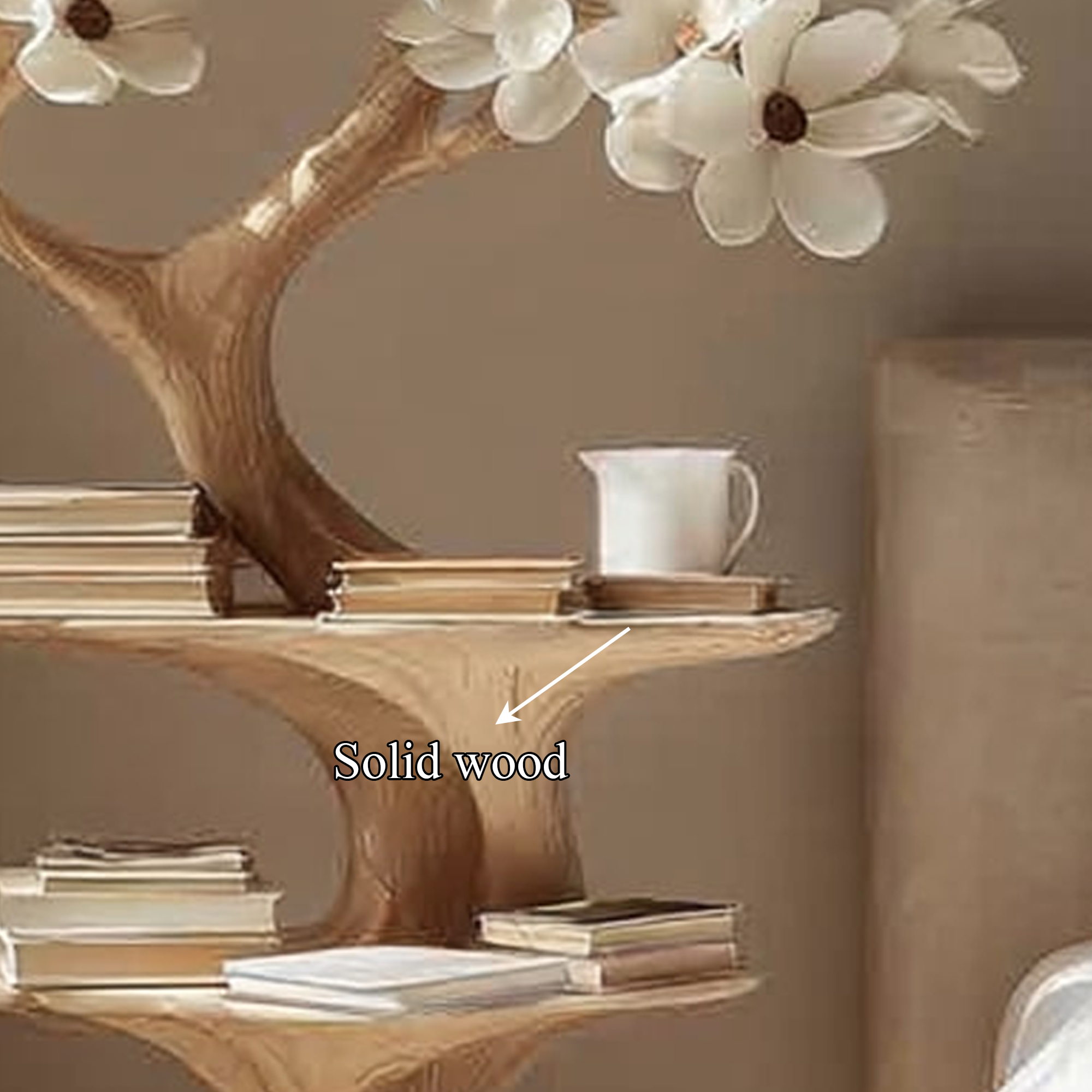 Rustic Tree Nightstands Bedroom