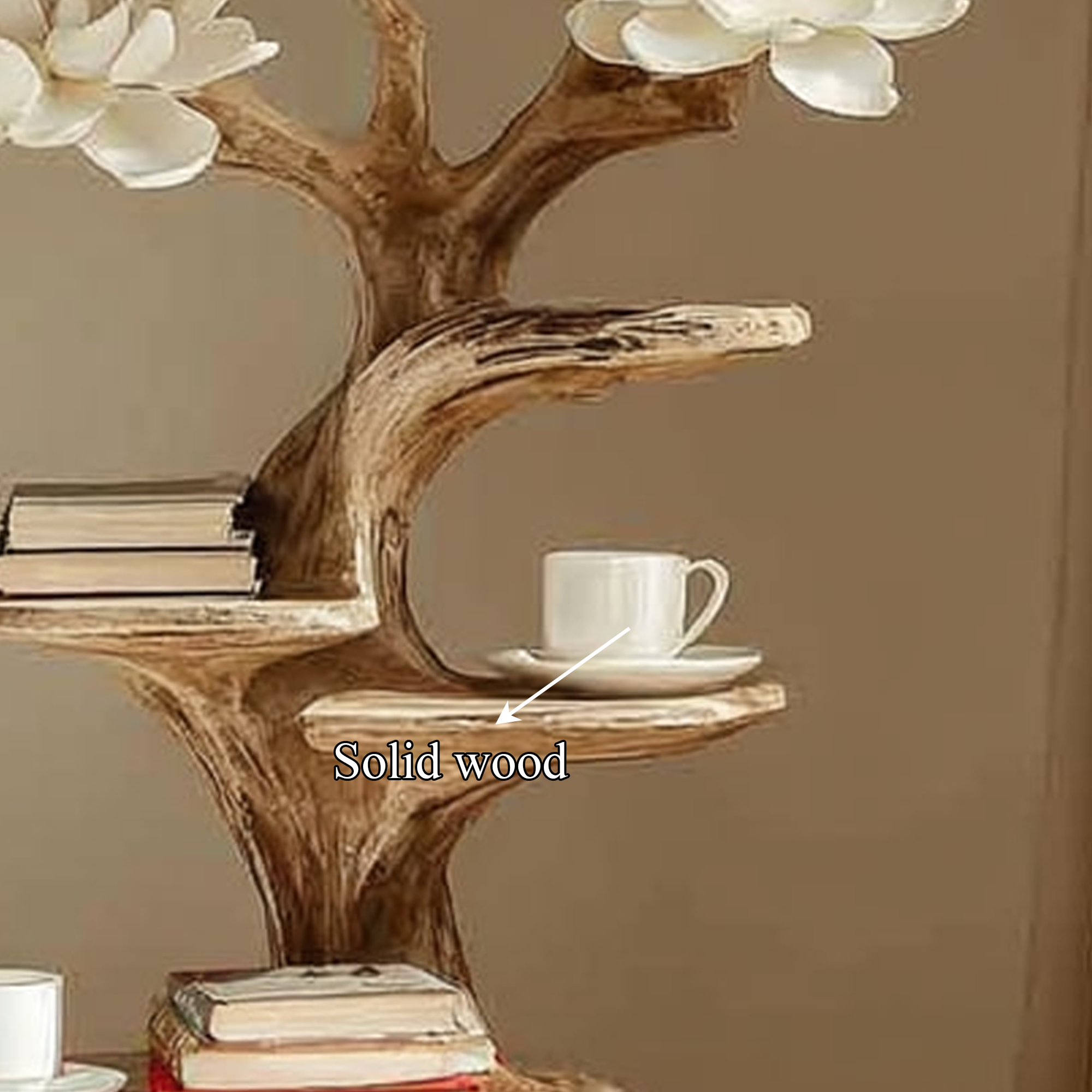 Rustic Tree Nightstand Bedroom