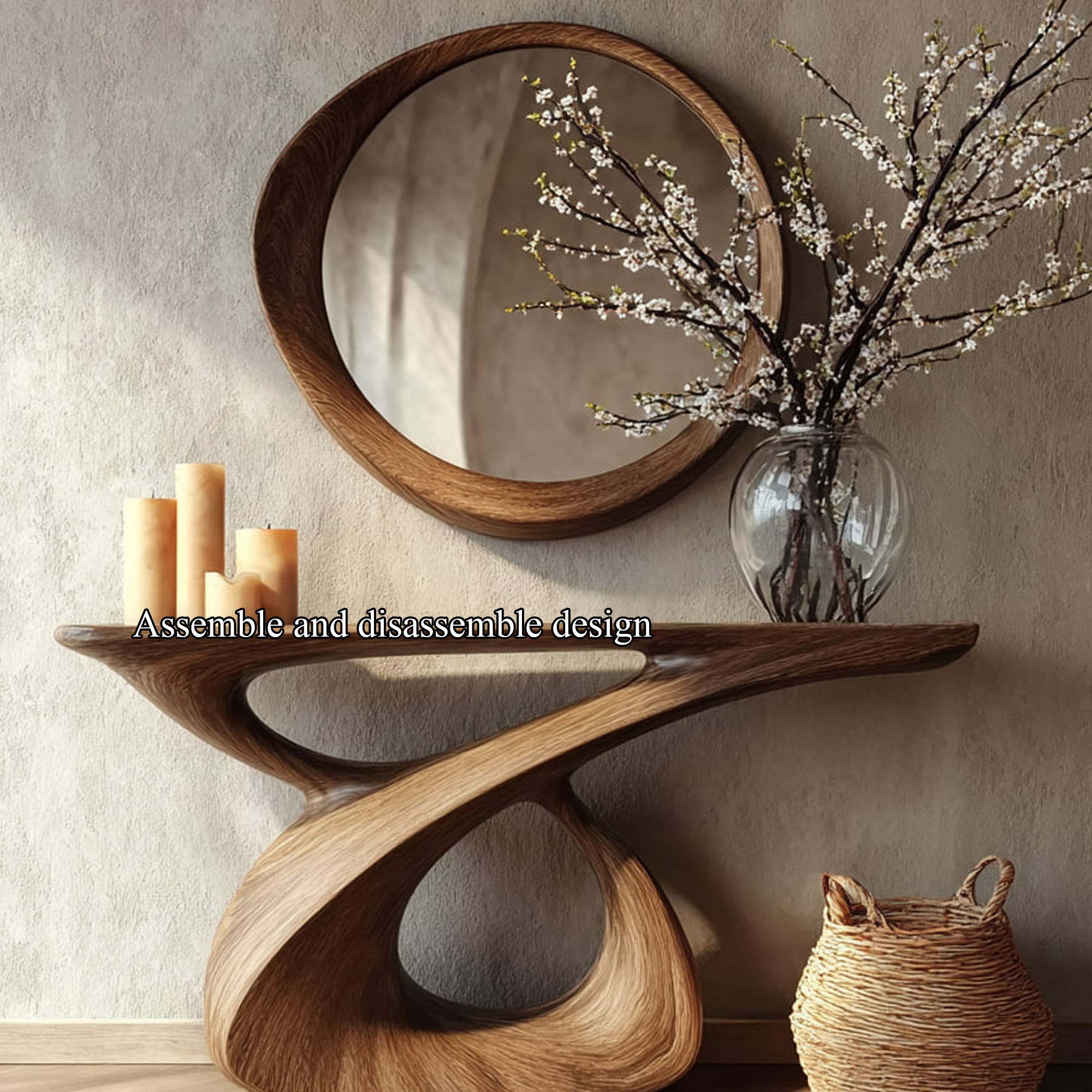 Mid Century Console Table Entryway And Hallway