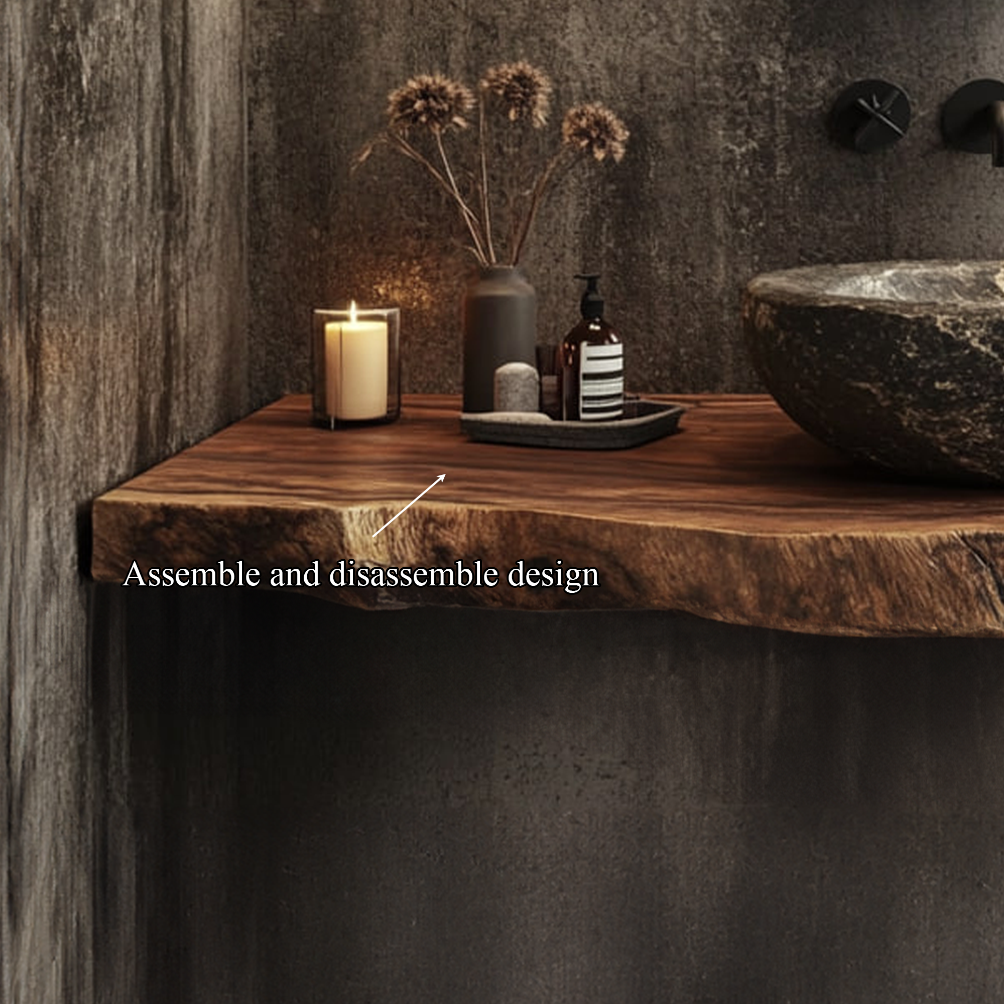 Mid Century Floating Bathroom Vanity Modern Washroom