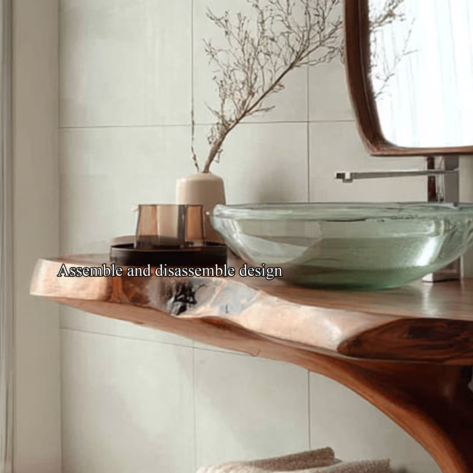 Mid Century Handmade Washstand Washroom
