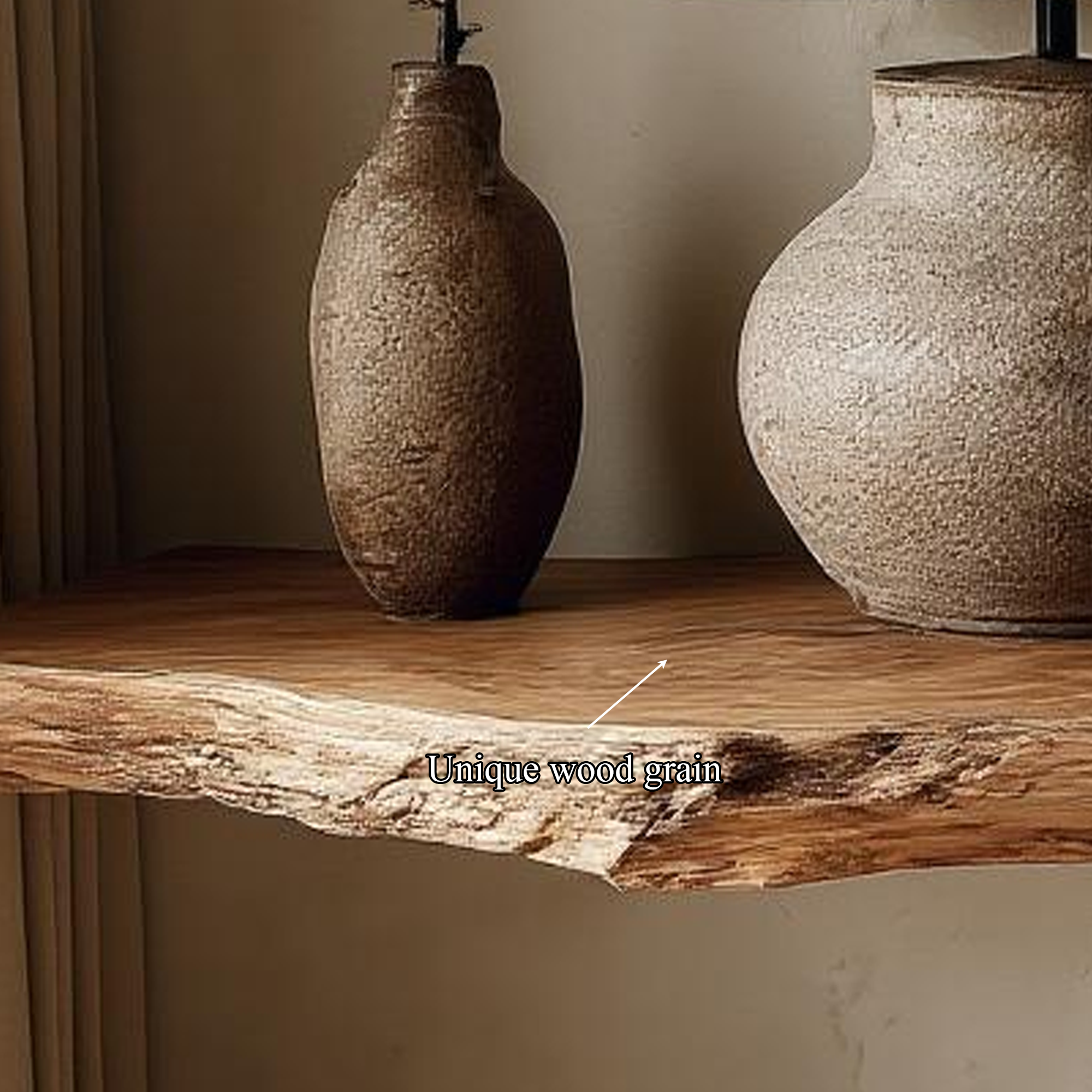 Rustic Floating Nightstand Bedroom