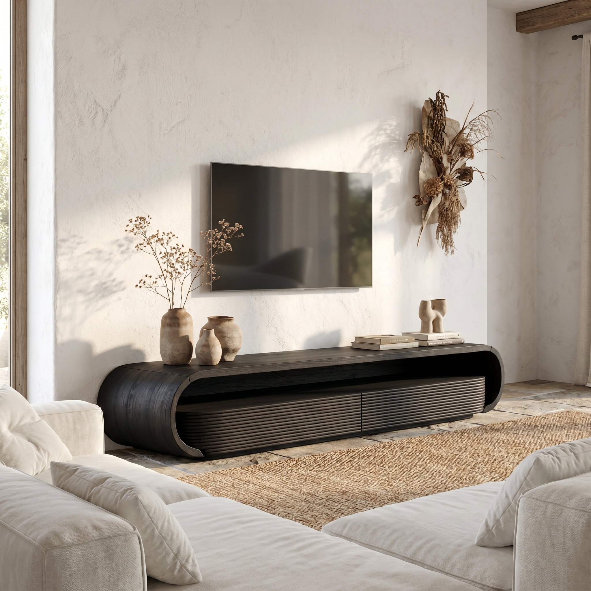Modern Minimal TV Unit For Living Room And Entertainment Space