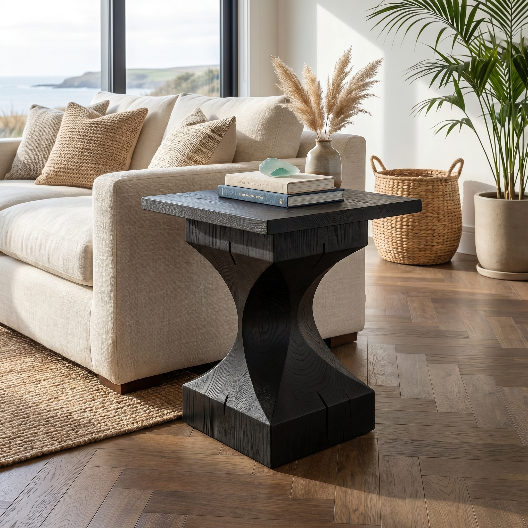 Mid Century End Table Living Room