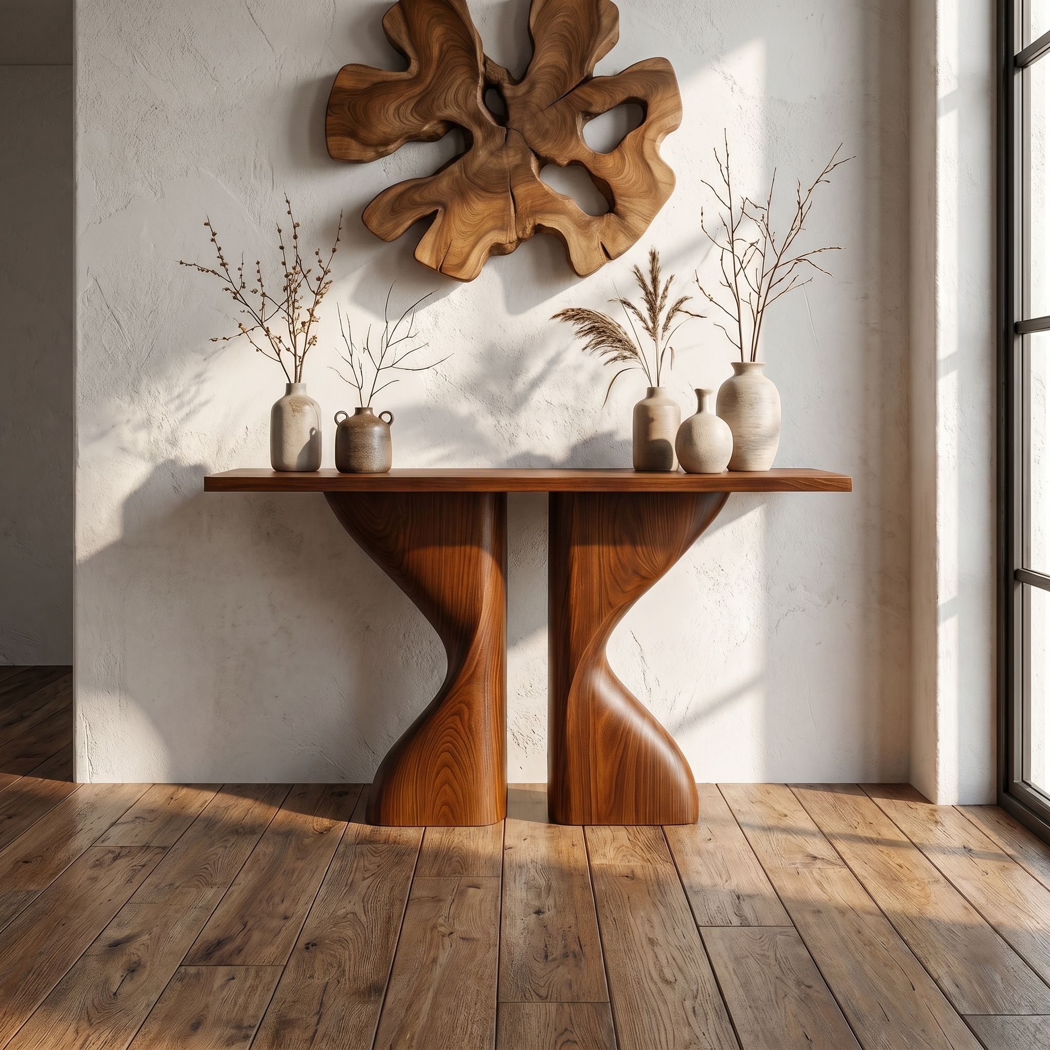 Midcentury Console Table Living Room