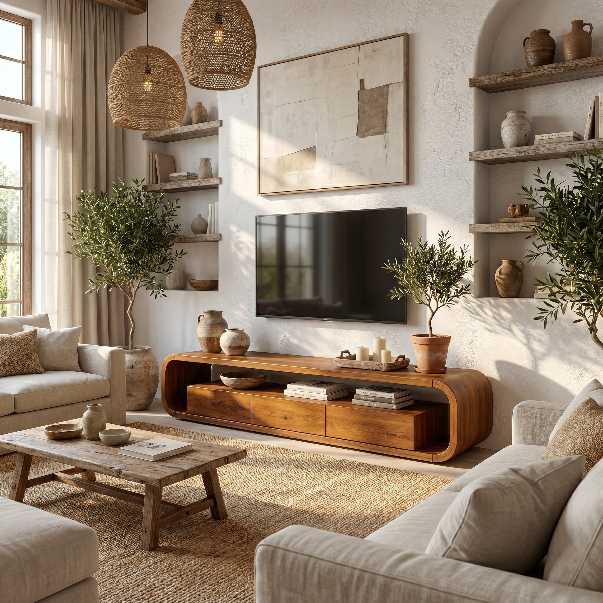 Modern Decorative TV Console For Living Room And Lounge Space