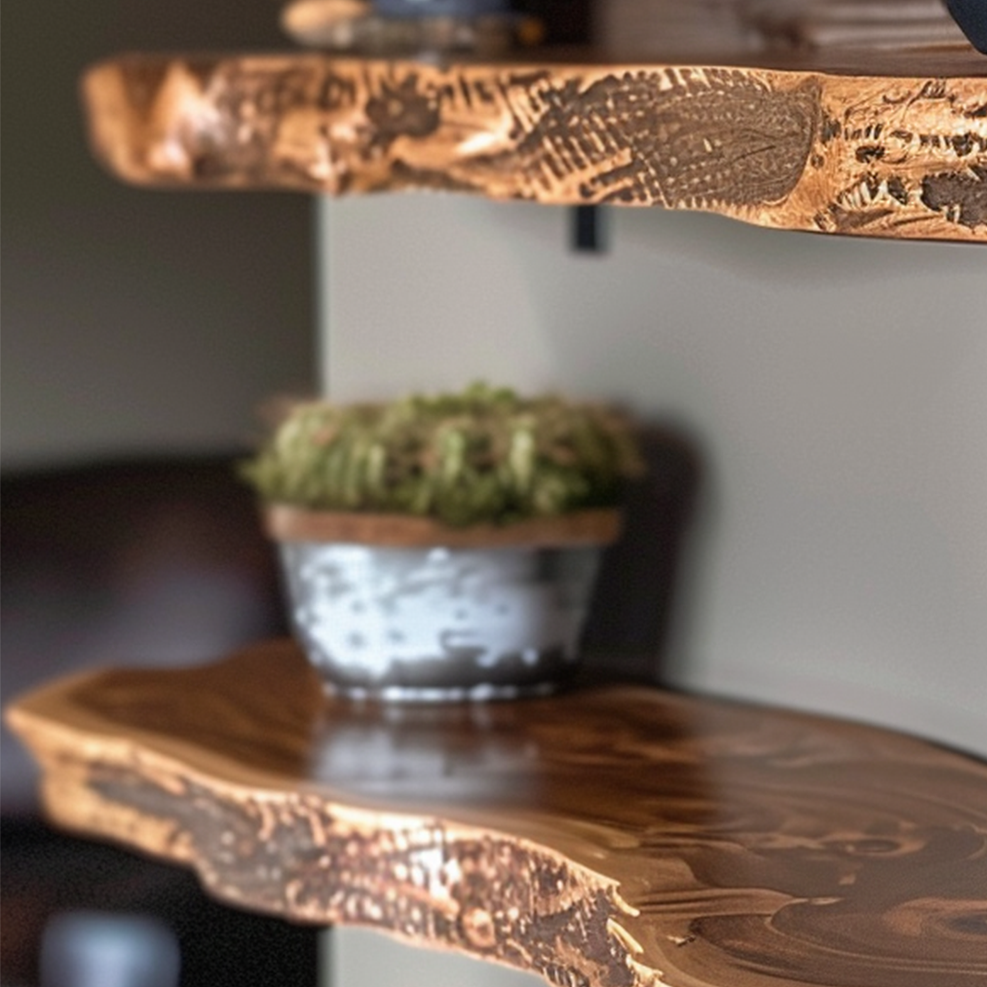 Live Edge Floating Shelf Unique Wall Decor