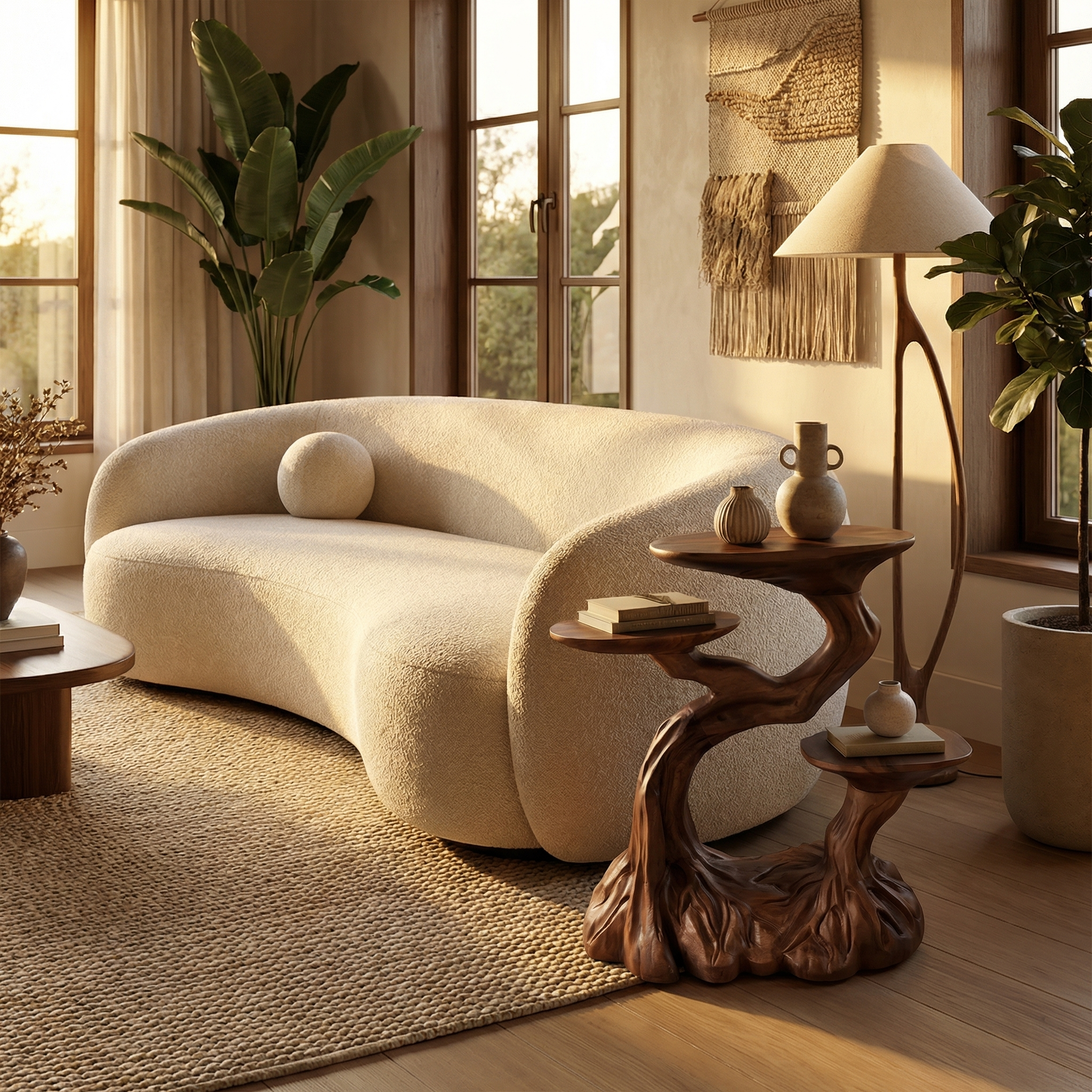 Rustic Branch End Table Bedroom