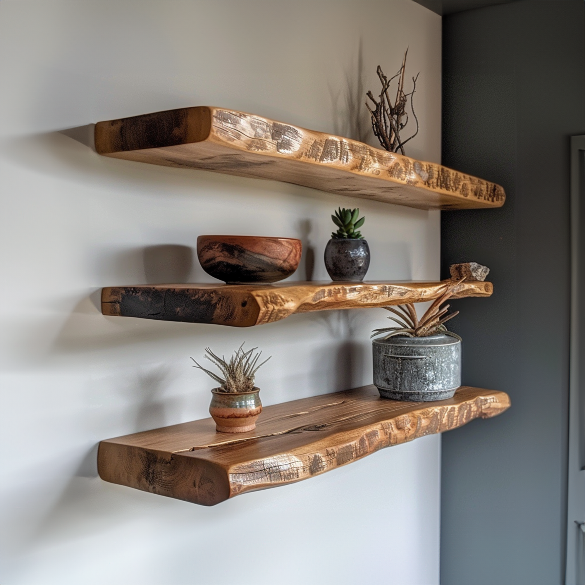 Reclaimed Wood Shelf Wall Mount Shelf