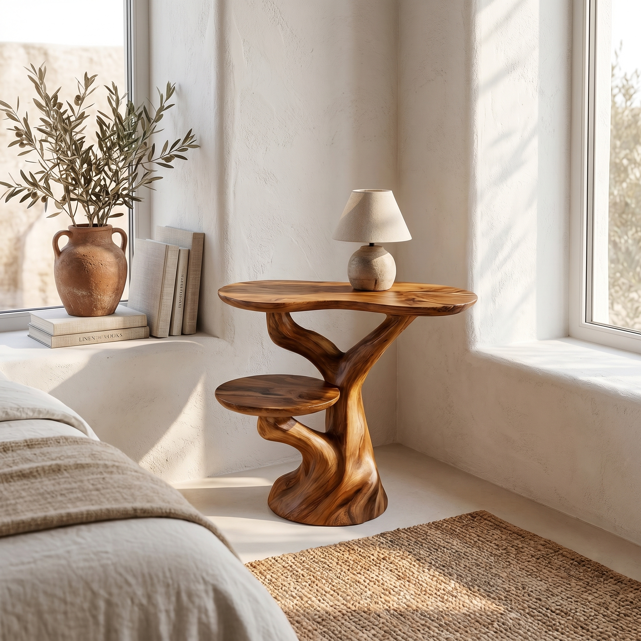 Rustic Side Table Living Room Or Office