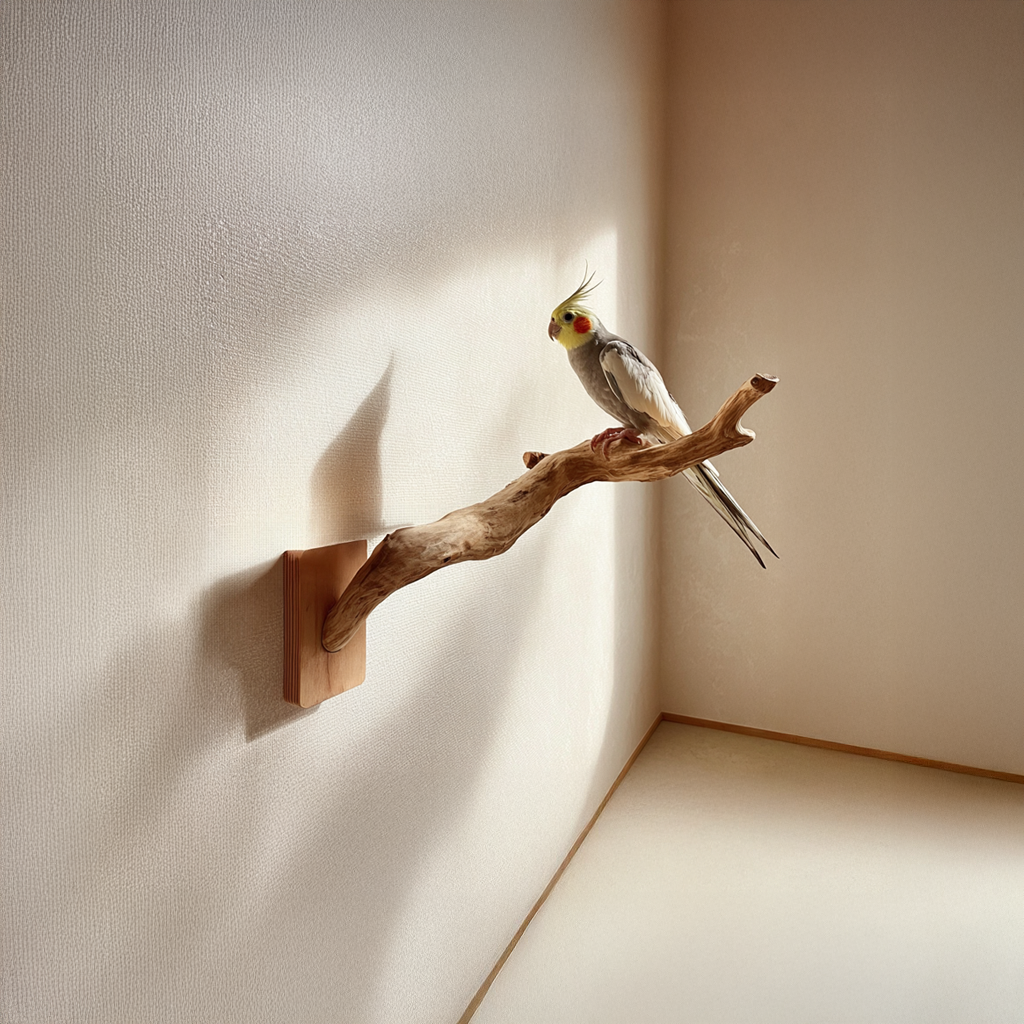 Organic Modern Sculptural Bird Perch For Home