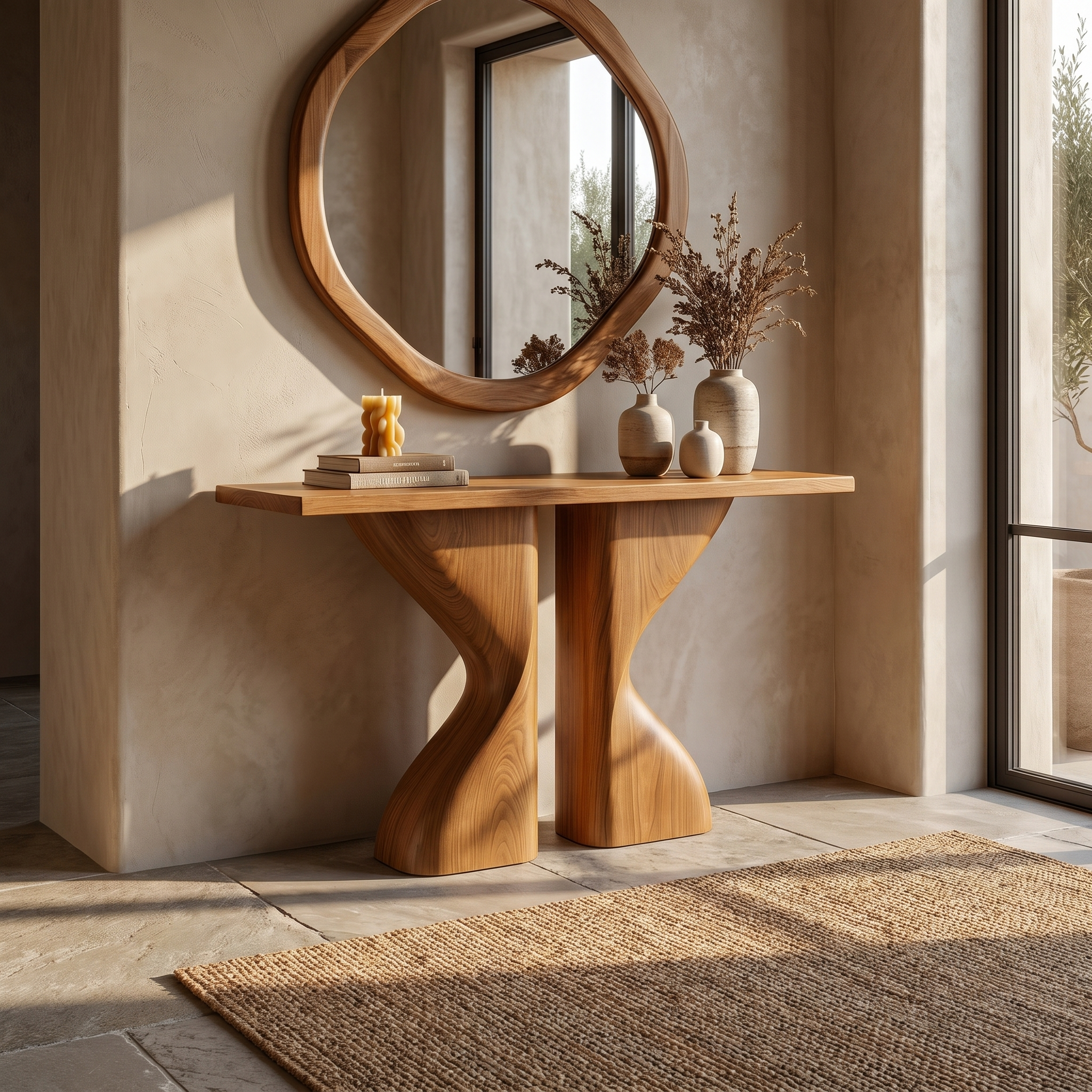 Midcentury Console Table Living Room