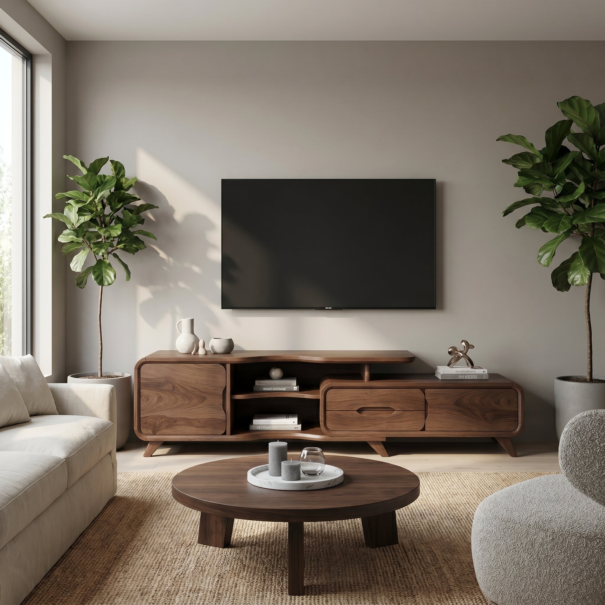 Modern Statement TV Stand For Living Room And Interior Decor