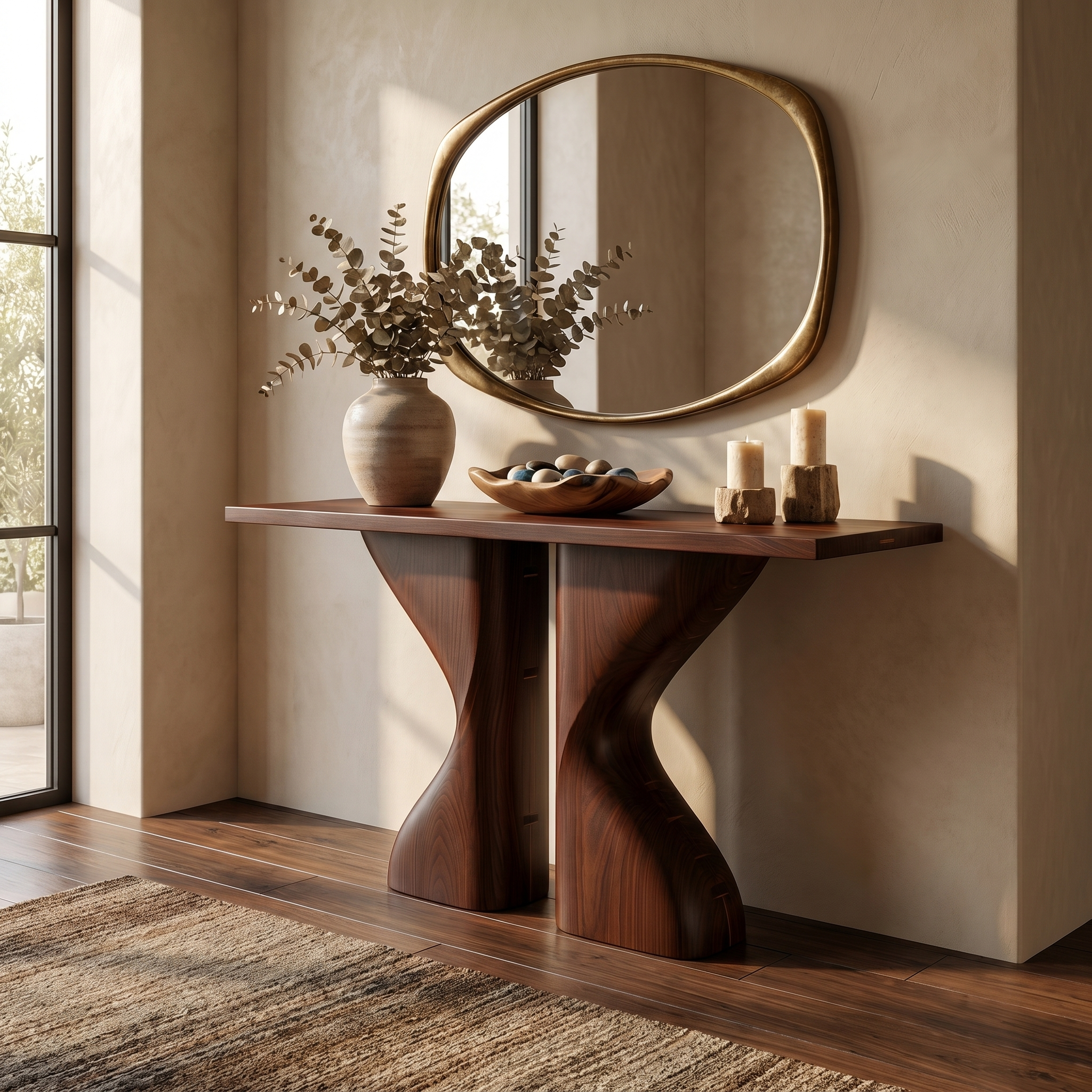 Midcentury Console Table Living Room
